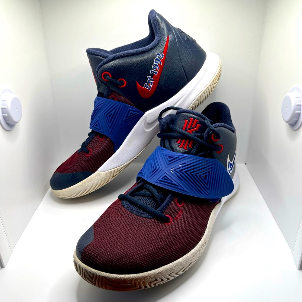Nike Kyrie Flytrap 3 EP 'Obsidian Bordeaux' Deep Royal Blue Mens Sz 9 CD0191-400